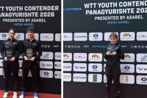 Tenis de masa Constanta: Bianca Mei-Rosu si Vladimir Filimon Romanescu, medalii la WTT Youth Contender Panagyurishte 2026