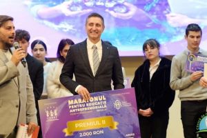 Dr. TEO susţine viitorul antreprenoriatului: elevii din Piteşti recompensaţi pentru proiectul Sortify