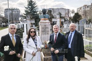 Deputatul Valeriu Munteanu în delegaţia AUR, la ceremoniile dedicate Unirii Basarabiei
