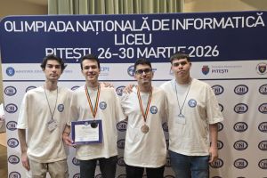 S-au întors cu premii şi medalii de la Olimpiada Naţională de Informatică