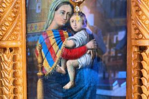 Parohia Bâlta pune în valoare vechea icoană cu Maica Domnului
