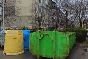 Polaris M Holding: Containerul pentru deseuri voluminoase, amplasat pe strada I.L.Caragiale din Constanta, in perioada 30 martie– 4 aprilie 