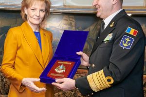 Majestatea Sa Margareta, Custodele Coroanei, la bordul Navei-Școala Mircea (FOTO)