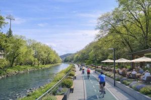 Cum va arăta Linia Albastră de-a lungul râului Bistriţa pe 10 km