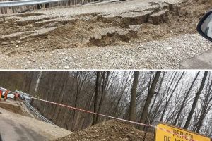 Un „Transfăgărăşan în miniatură” cedează. Drum spectaculos din judeţul Buzău, grav afectat după ploi