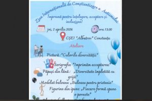 Ziua Mondiala de Constientizare a Autismului, marcata la Constanta! Trupa Phoenix, alaturi de copiii de la CȘEI Albatros