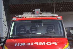 Pompierii militari au intervenit la un bloc din Bistriţa. Ce s-a întâmplat