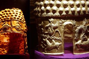 Coiful de aur de la Coţofeneşti şi brăţările dacice furate din Olanda ar fi fost recuperate