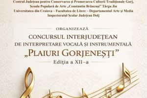 Scoarţa: Debutează Concursul Interjudeţean „Plaiuri Gorjeneşti”