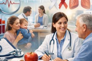 Peste 470.000 de consultaţii şi servicii acordate de medicii de familie din judeţul Tulcea în anul 2025