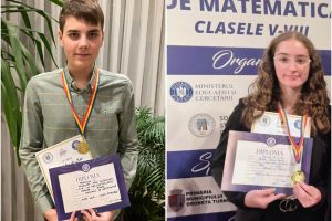 Aur pentru doi elevi din Bihor, la Olimpiada naţională de matematică