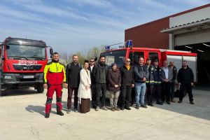 Autospecială de pompieri donată pentru centrul de instruire din Diosig