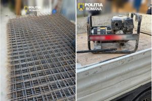 Materiale furate de pe şantierul căii ferate Cluj – Oradea. Poliţiştii au deschis dosar penal (FOTO)