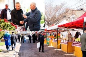 S-a redeschis Piaţa Producătorilor Olteni. Ministrul Agriculturii, apel către români să cumpere produse locale/ FOTO