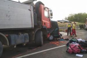 Nouă morţi - Accident cu microbuz românesc în Ungaria