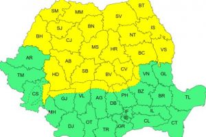 ANM: Atenţionări Cod galben de vânt puternic în Braşov, până marţi seara!