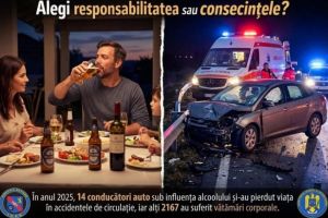 Razie de amploare a politistilor in judetul Tulcea! Sute de soferi testati!