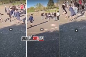 FOTO. Bătaie generală între mai mulţi adolescenţi, într-un cartier din Satu Mare. Minorii şi-au împărţit pumni şi picioare