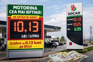 Motorina s-a ieftinit faţă de ziua precedentă. Preţul a ajuns la 10,13 lei/litru