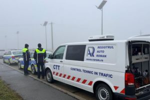 Filtre pe Drumul Naţional 6, în judeţul Olt. Șoferii, luaţi la control de poliţişti rutieri