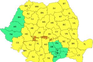 Avertizare meteo: Satu Mare intră din nou sub Cod galben. Ce spun meteorologii