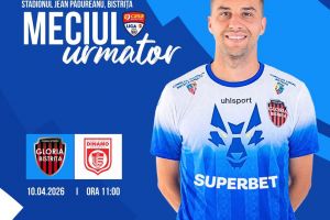 Gloria – CS Dinamo, pe Stadionul ”Jean Pădureanu”, în Vinerea Mare