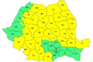 Cod galben: vânt puternic la munte, în Bihor. ANM anunţă şi o răcire a vremii 