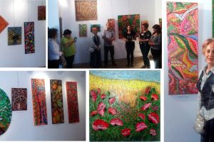 Eveniment unic! EXPOZIŢIE DE PICTURĂ CU… LAC DE UNGHII! – VIORICA PANAITESCU