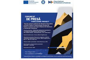 Comunicat de presa – Finalizare proiect in comuna Mihail Kogalniceanu