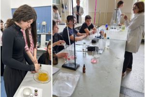 Olimpicii bihoreni la Chimie se pregătesc în laboratoarele Universităţii din Oradea