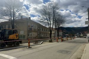 Avansează lucrările de regenerare urbană în staţiunea Sângeorz-Băi