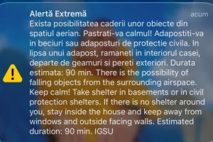 O noua avertizare RO-Alert pentru nordului judetului Tulcea! Explozii violente se aud de pe teritoriul ucrainean