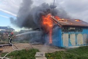 10 incendii în 24 de ore, în Bihor. O clădire a ars violent, din cauza unui bec pus pentru încălzirea puilor de găină (FOTO/VIDEO)