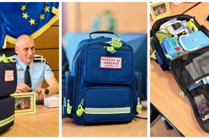 Elevii din Bacău învaţă de la ISU cum să se pregătească pentru dezastru: război, cutremur sau inundaţie