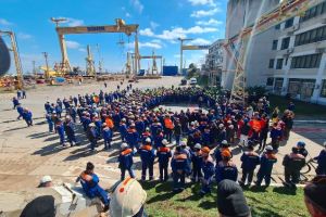 Sindicatul Liber Navalistul: Salariatii Șantierului Naval DAMEN Mangalia, care raman fara loc de munca, vor primi un ajutor financiar de 5.000 lei