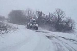 Gorj: Cod portocaliu de viscol la munte