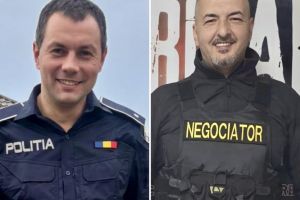 Ei sunt cei doi poliţişti din Botoşani care au salvat, astăzi dimineaţă, viaţa unui tânăr din Dorohoi