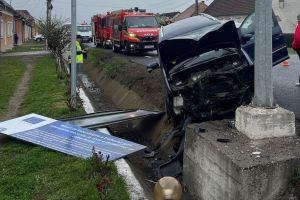 Accident la Livezile. Bărbat rănit, transportat la UPU SMURD Bistriţa
