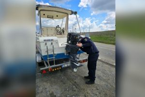 Tulcea: FOTO. Motor de ambarcatiune de 25.000 lei cautat de autoritatile din Norvegia, gasit de politistii de frontiera si Europol