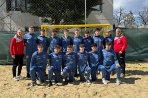 CS Medgidia: Adrian Georgescu si Ionut Deli-Iorga au condus primul stagiu al lotului de beach handbal Romania U-17