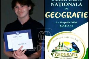 BUCȘANI: Performanţă remarcabilă a elevului Dinu Mihnea Ștefan!  A urcat pe podiumul Olimpiadei Naţionale de Geografie
