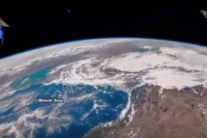 Cum arată Marea Neagră văzută din spaţiu: Imagini surprinse de capsula Orion în misiunea Artemis 2 (FOTO&VIDEO)