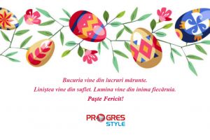 Progres Style: Mesaj cu ocazia Pastelui 