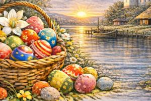 „Paşte fericit” vă urează Liliana Marinescu, primarul comunei Baia