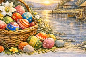 „Paşte fericit” vă urează Eugen Ion, primarul comunei Jurilovca