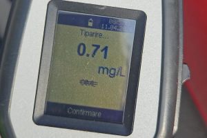 Șofer ametit de aburii alcoolului, prins de politistii rutieri la Macin, judetul Tulcea