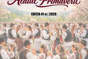 Spectacol de 600 de dansatori în centrul Reşiţei. Alaiul Primăverii cucereşte oraşul!