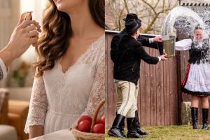 Tradiţia stropitului fetelor în a doua zi de Paşte, păstrată în judeţul Satu Mare. De la găleţi cu apă la parfumuri fine, obiceiul încă uneşte comunităţile