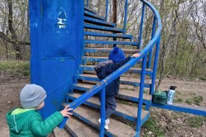 FOTO „Observatorul” din pădurea Ipoteşti, poarta spre o privelişte de neuitat