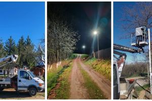 Reţeaua de iluminat public extinsă în satul Lunca Dochiei, comuna Urecheşti